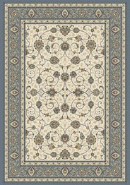 Dynamic Rugs Ancient Garden 57120-6454 Ivory and Light Blue